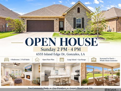 6555 Island Edge Dr, Gonzales, LA, 70737 | Card Image