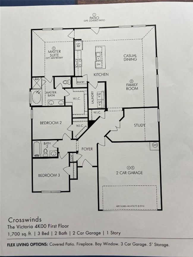 Note, this is a basic plan from the builder and does not include the bay window in master or backyard patio. | Image 21