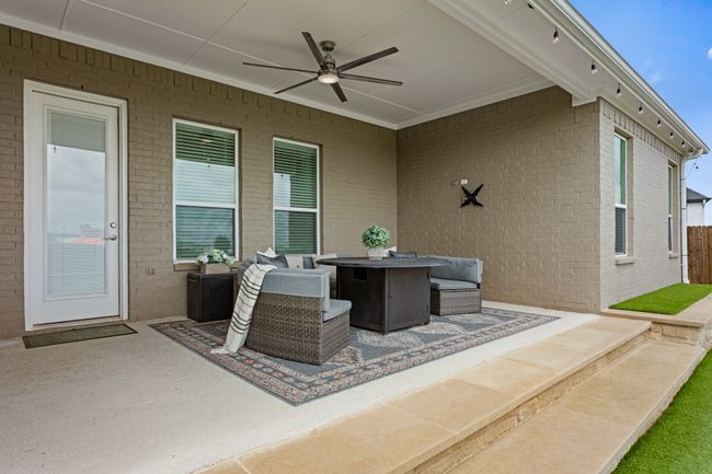 Artificial turf installed in the back. | Image 38