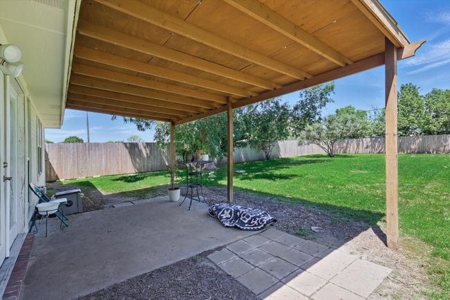 View of patio / terrace with a fenced backyard | Image 29