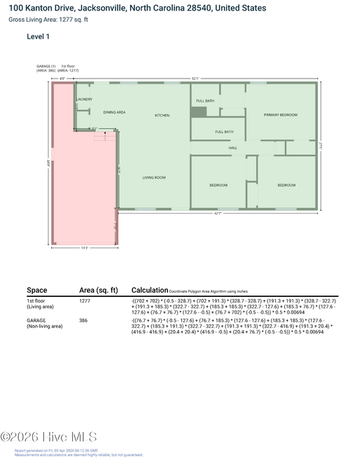 100 Kanton Dr, Jacksonville, NC, 28540-7614 | Card Image