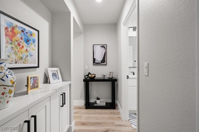 Spilt floor plan with bedrooms. This is the hall the secondary bedroom and bathroom are located. | Image 27