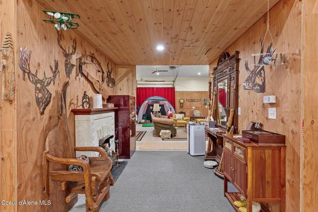 Hallway to Back area with barn door closed | Image 13