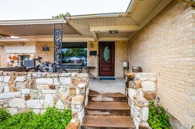 Rear view of house with a yard | Image 3