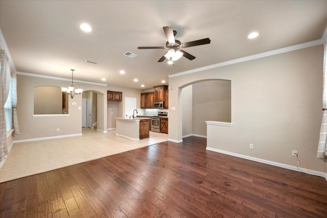 View of living, dining, kithen area - open concept flow | Image 7