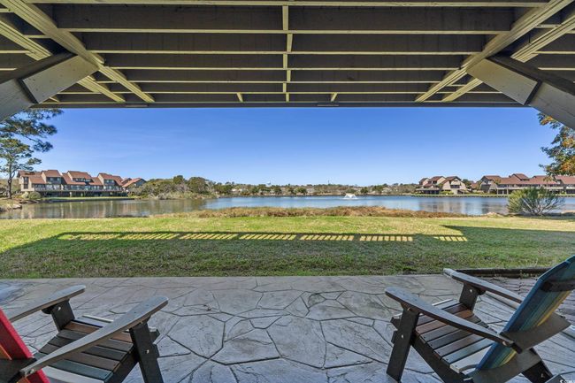 View of patio featuring a water view | Image 31