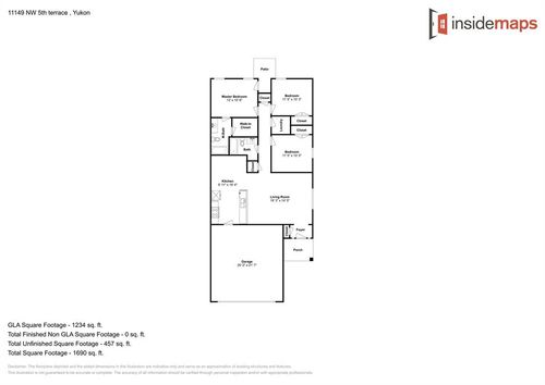 11153 Nw 5th Ter, Yukon, OK, 73099-7654 | Card Image