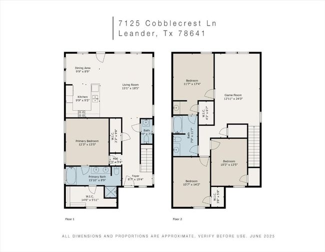 1725 Cobblecrest Ln, House other with 4 bedrooms, 3 bathrooms and 4 parking in Leander TX | Image 33