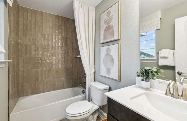 Spacious secondary bathroom*Photos of furnished model. Not actual home. Representative of floor plan. Some options and features may vary | Image 18