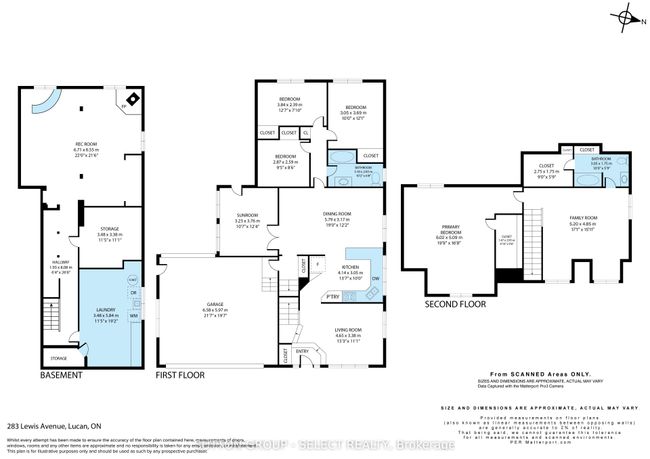 283 Lewis Ave, House other with 4 bedrooms, 2 bathrooms and 2 parking in Lucan ON | Image 38