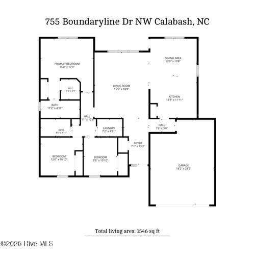 755 Boundaryline Dr Nw, Calabash, NC, 28467-1724 | Card Image