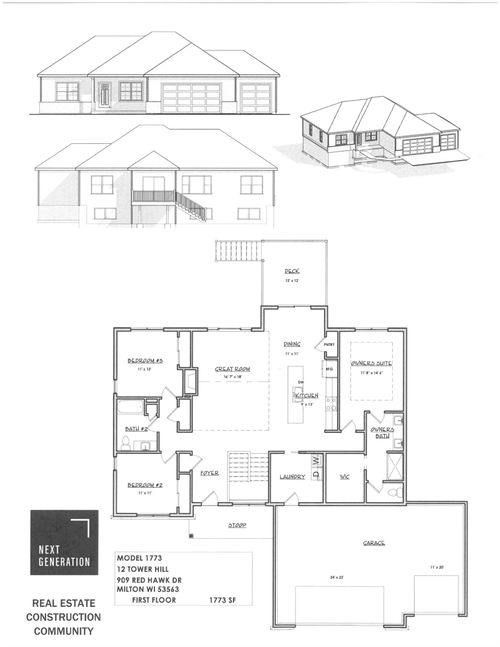 909 Red Hawk Dr, Milton, WI, 53563-1832 | Card Image