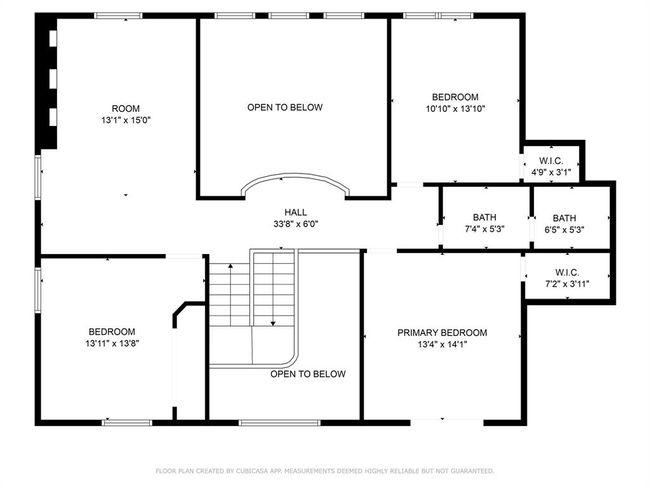 Upstairs floor plan. | Image 49
