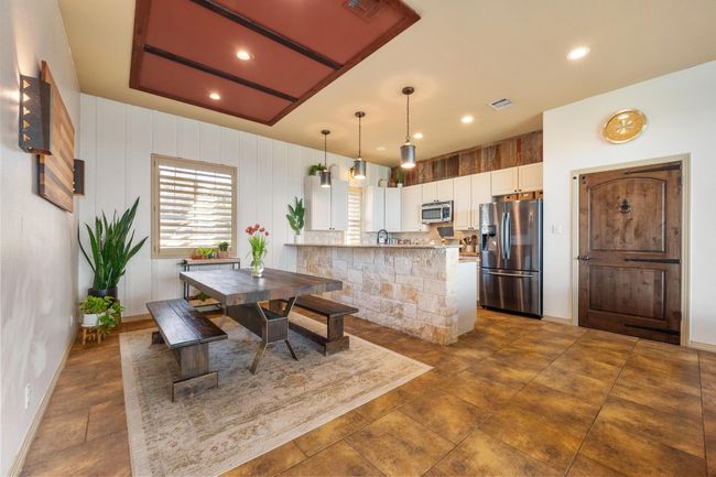 Dining area featuring visible vents and recessed lighting | Image 9