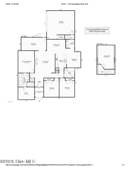 1119 Grandiflora Dr, Leland, NC, 28451-9517 | Card Image