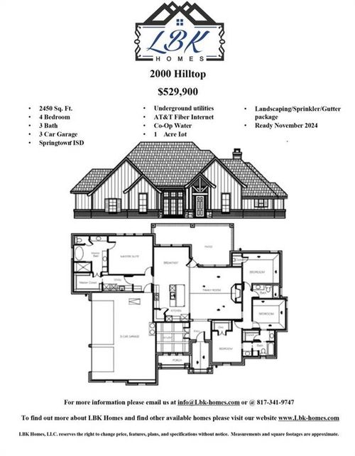 2000 Hilltop Cove, Springtown, TX, 76082 | Card Image