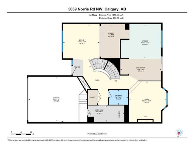 5039 Norris Road Nw, Home with 3 bedrooms, 3 bathrooms and 2 parking in Calgary AB | Image 46