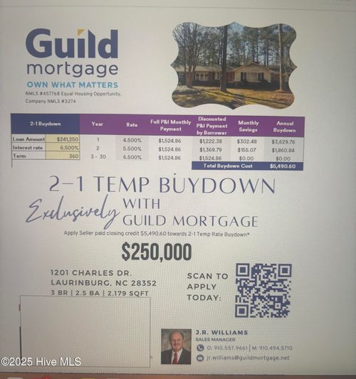 1201 Charles Dr, Laurinburg, NC, 28352-3415 | Card Image