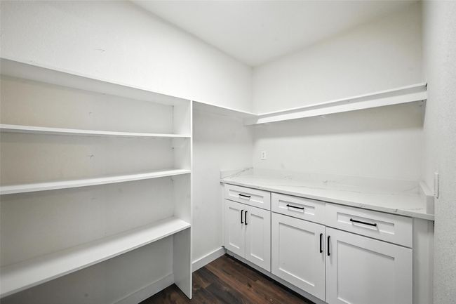 Walk in Pantry is every home owners dream! This one even features cabinets and countertop for your additional appliances. | Image 9