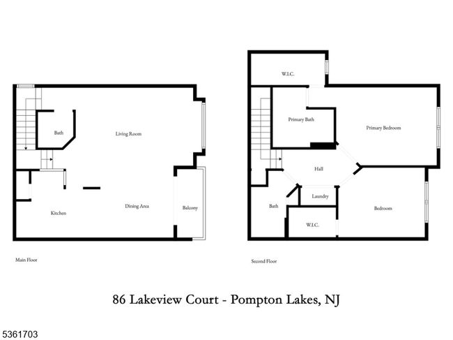 8-6 - 86 Lakeview Ct, Townhouse with 2 bedrooms, 2 bathrooms and null parking in Pompton Lakes NJ | Image 24