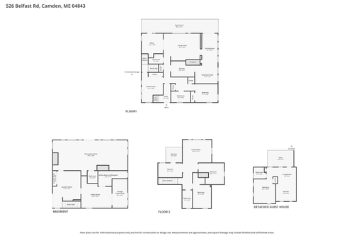 526 Belfast Rd, Camden, ME, 04843-4522 | Card Image