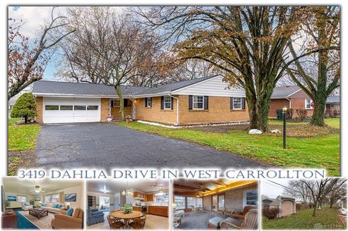 3419 Dahlia Drive, West Carrollton, OH, 45449 | Card Image