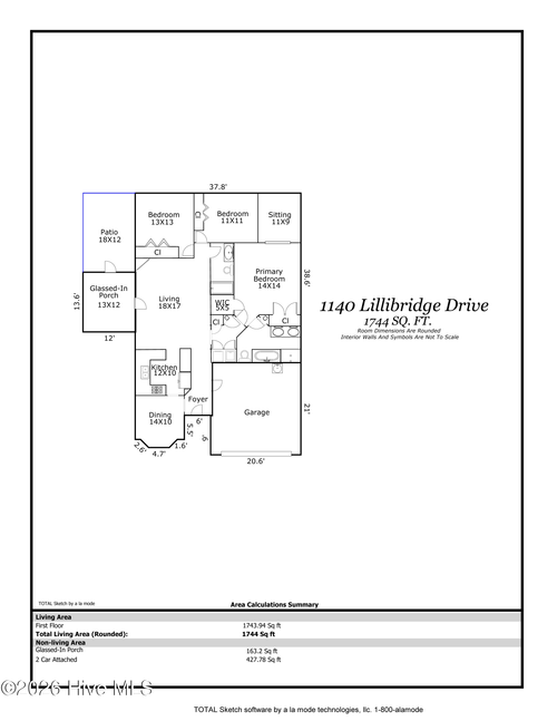 1140 Lillibridge Dr, Leland, NC, 28451-7019 | Card Image
