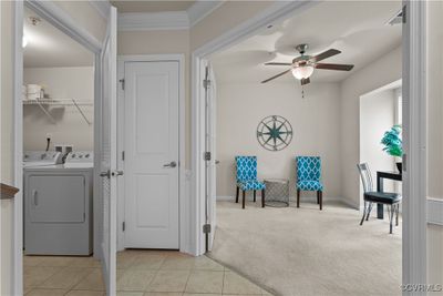 Entryway, Office/Playroom, and Laundry Room. Door to Garage | Image 2