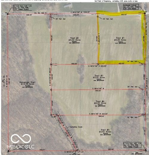 Tract 1 W 900 N, Freetown, IN, 47235 | Card Image