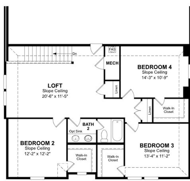 Beazer Homes Stark Farms Rainier floorplan | Image 15