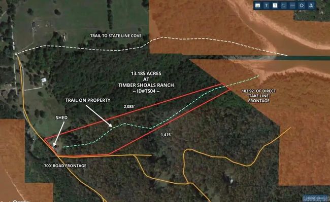 000 Cedar Ln, Home with 0 bedrooms, 0 bathrooms and null parking in Lead Hill AR | Image 9