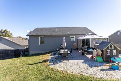 Large stamped concrete patio. | Image 3