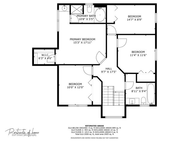 Upper level floor plan. | Image 29