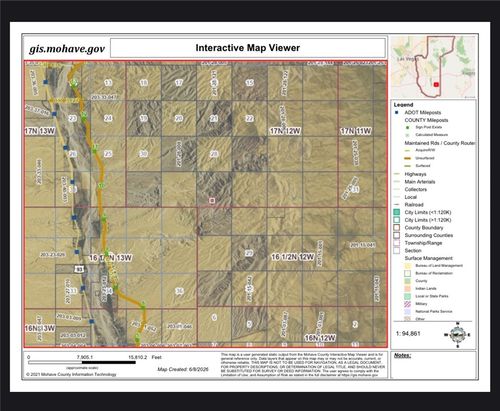 TBD B N N Back Rd, Wikieup, AZ, 85360 | Card Image