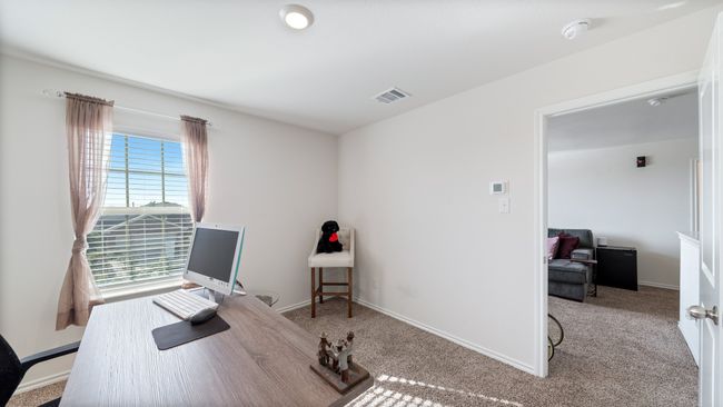 Carpeted home office featuring baseboards | Image 21