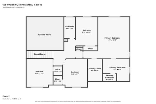608 Whalen Ct, North Aurora, IL, 60542-8951 | Card Image