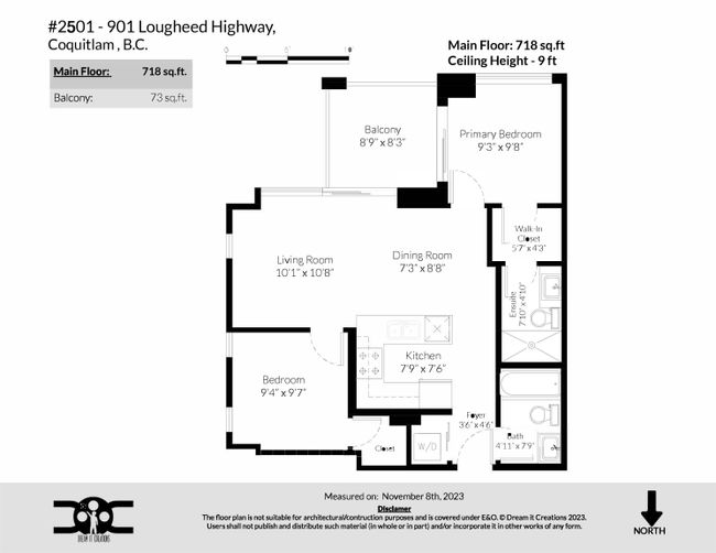 2501 - 901 Lougheed Highway, Condo with 2 bedrooms, 2 bathrooms and 2 parking in Coquitlam BC | Image 32