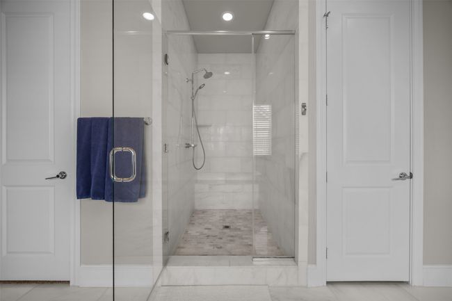 Full bathroom featuring a stall shower and recessed lighting | Image 21