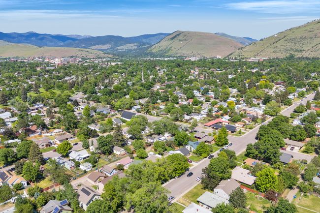 Drone / aerial view of a mountain backdrop | Image 60