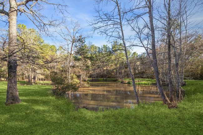 The amazing grounds of this private oasis offer breathtaking views, a tranquil 3/4-acre, spring-fed pond edged with hundreds of irises, and a meandering creek with nature trails, lush gardens and rolling pastures. This private land is perfect for nature lovers, horse enthusiasts or adventurers. | Image 48