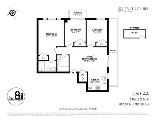 4a-831 Knickerbocker Ave, Brooklyn, NY, 11207-1314 | Card Image