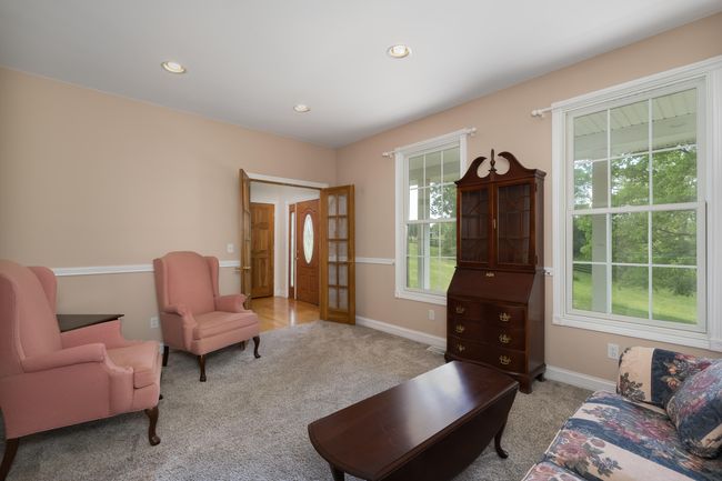 Formal Living Room, Study or Library with French Doors & Large Closets | Image 10