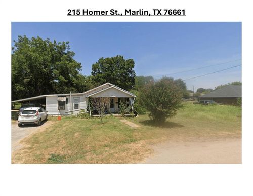 215 Homer Street, Marlin, TX, 76661 | Card Image