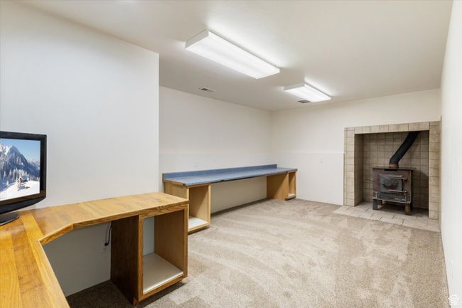 Homeschool, Craft Room or Office Space with Wood Burning Stove. | Image 15