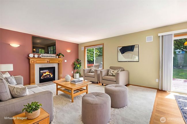 Virtually Staged family room | Image 9