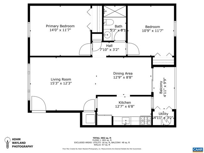 APT-2 - 2405 Barracks Ct, Condo with 2 bedrooms, 1 bathrooms and null parking in CHARLOTTESVILLE VA | Image 24