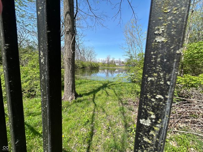 View of neighbor's pond behind property. | Image 11