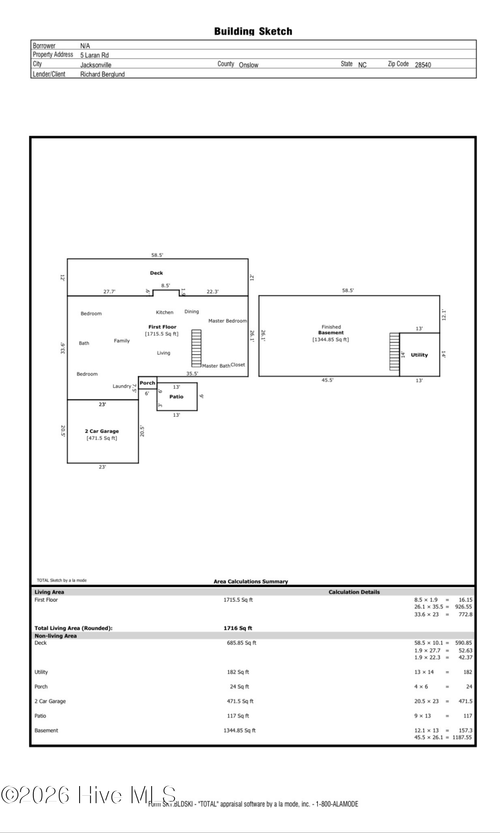 5 Laran Rd, Jacksonville, NC, 28540-5723 | Card Image