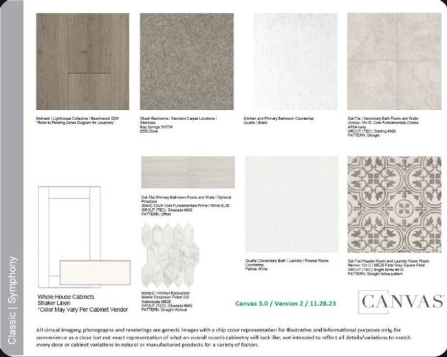Design Selections. Home is under construction and selections are subject to change. | Image 4