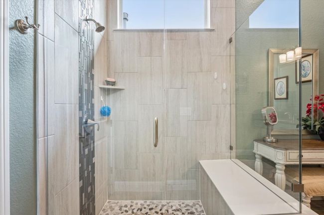 Bathroom with walk in tiled shower | Image 21